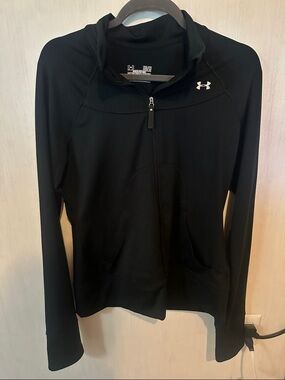 Under Armour Black Women's Zip-Up Hoodie with Logo